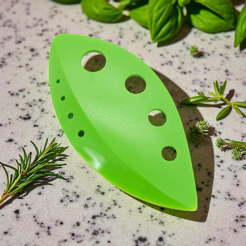 Leaf-Shaped Kitchen Herb Stripper